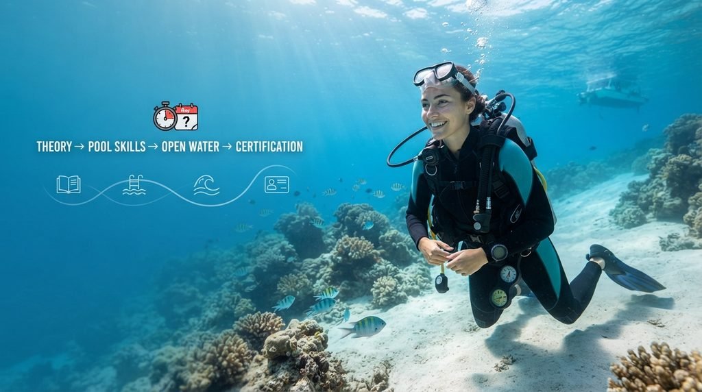 Can I Get Scuba Certified in One Day realistic scuba certification timeline