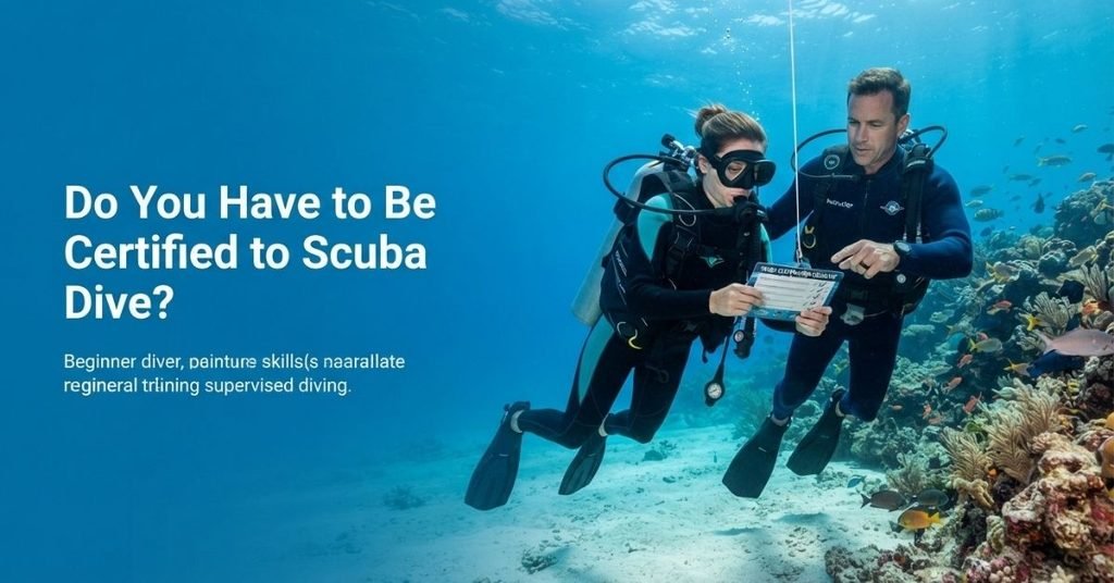 Do you have to be certified to scuba dive with instructor