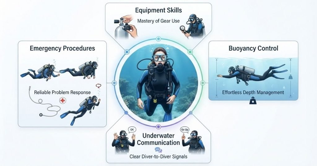 Why scuba certification is important for equipment and underwater skills
